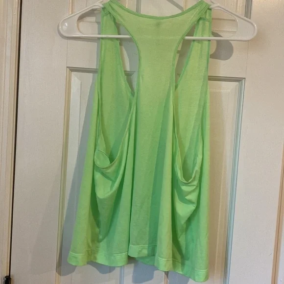 Neon green athleta tank top size XL - Picture 3 of 3